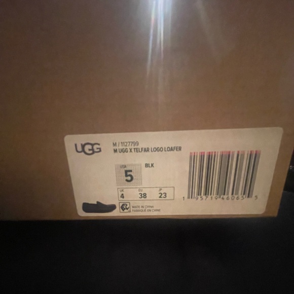 Ugg X Telfar Ascot Black Loafers, Size 5 Men - Size 7 Women - Picture 13 of 14
